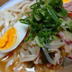 野菜あんかけうどん